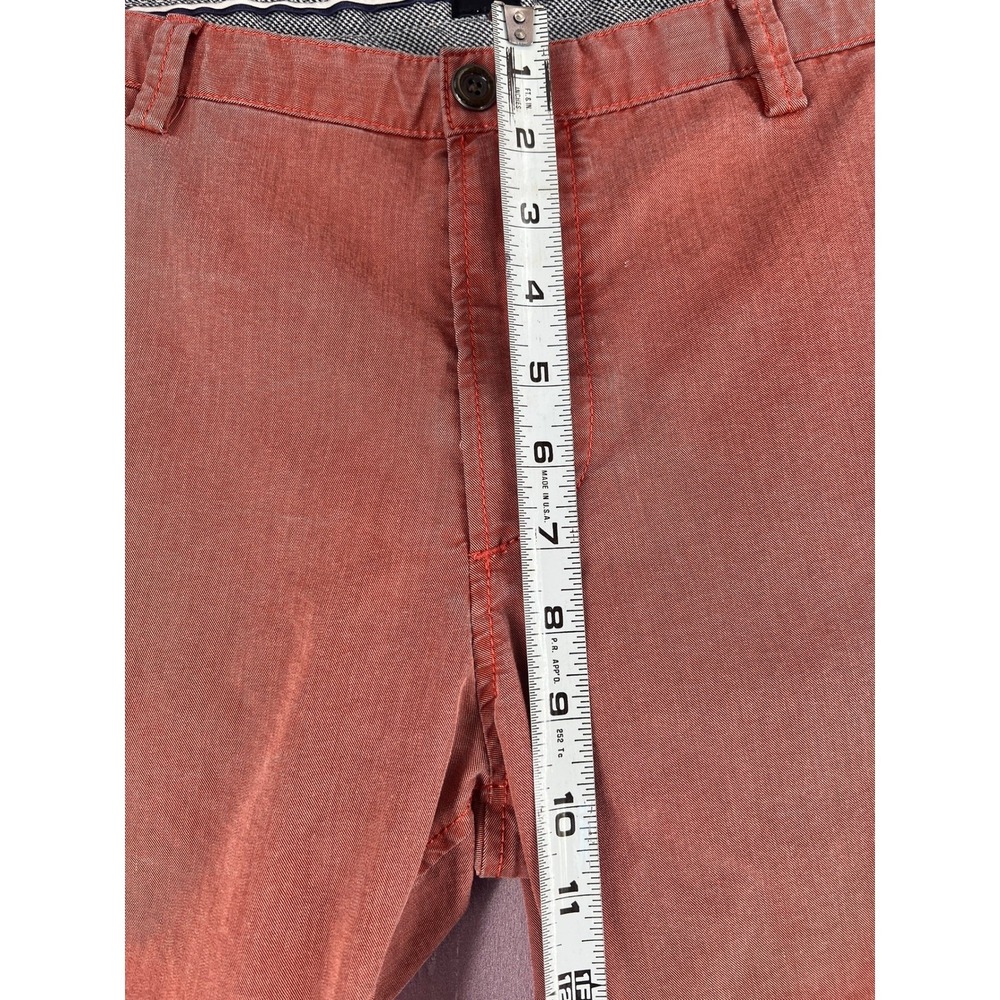 Hugo Boss Rice-1-W Mens Stretch Chinos Pinkish Reddish Coral Slim Fit Pants 38R - Picture 5 of 13